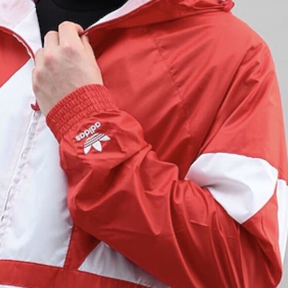 Adidas Originals Mens Big Trefoil Windbreaker FM7076 - Picture 10 of 11